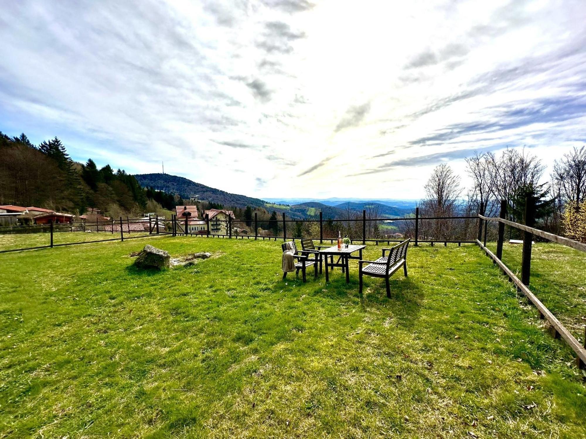 Gemuetliches Alpenblick Berg-Bungalow + Grosser Garten + Netflix! Schöfweg Exterior foto